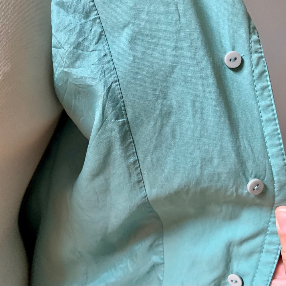 Ann Taylor Sea Foam Trench - Picture 7 of 7